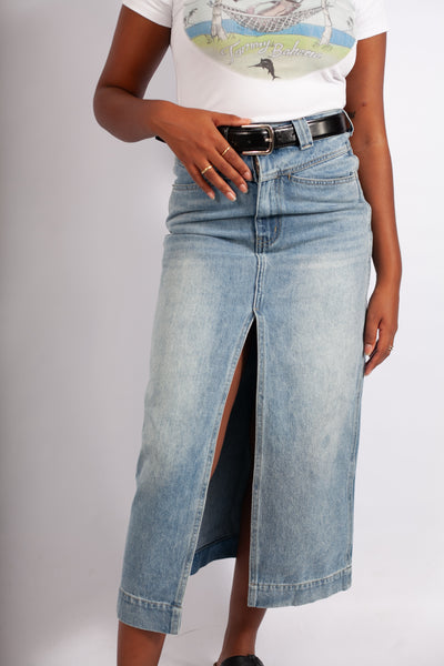 Maxi Denim Skirt