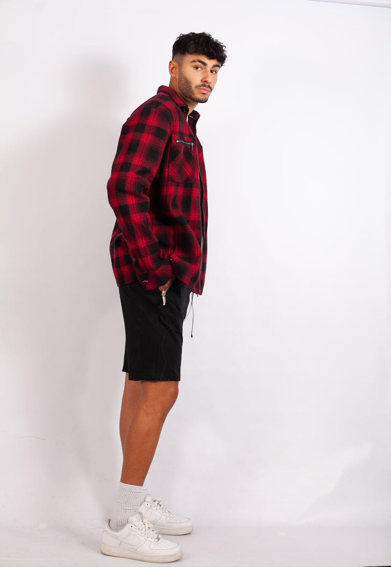 Flannel Zip Shirt