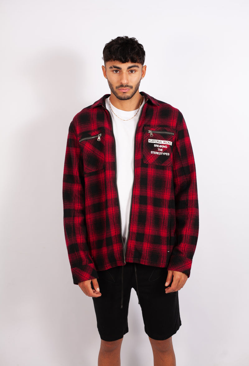 Flannel Zip Shirt